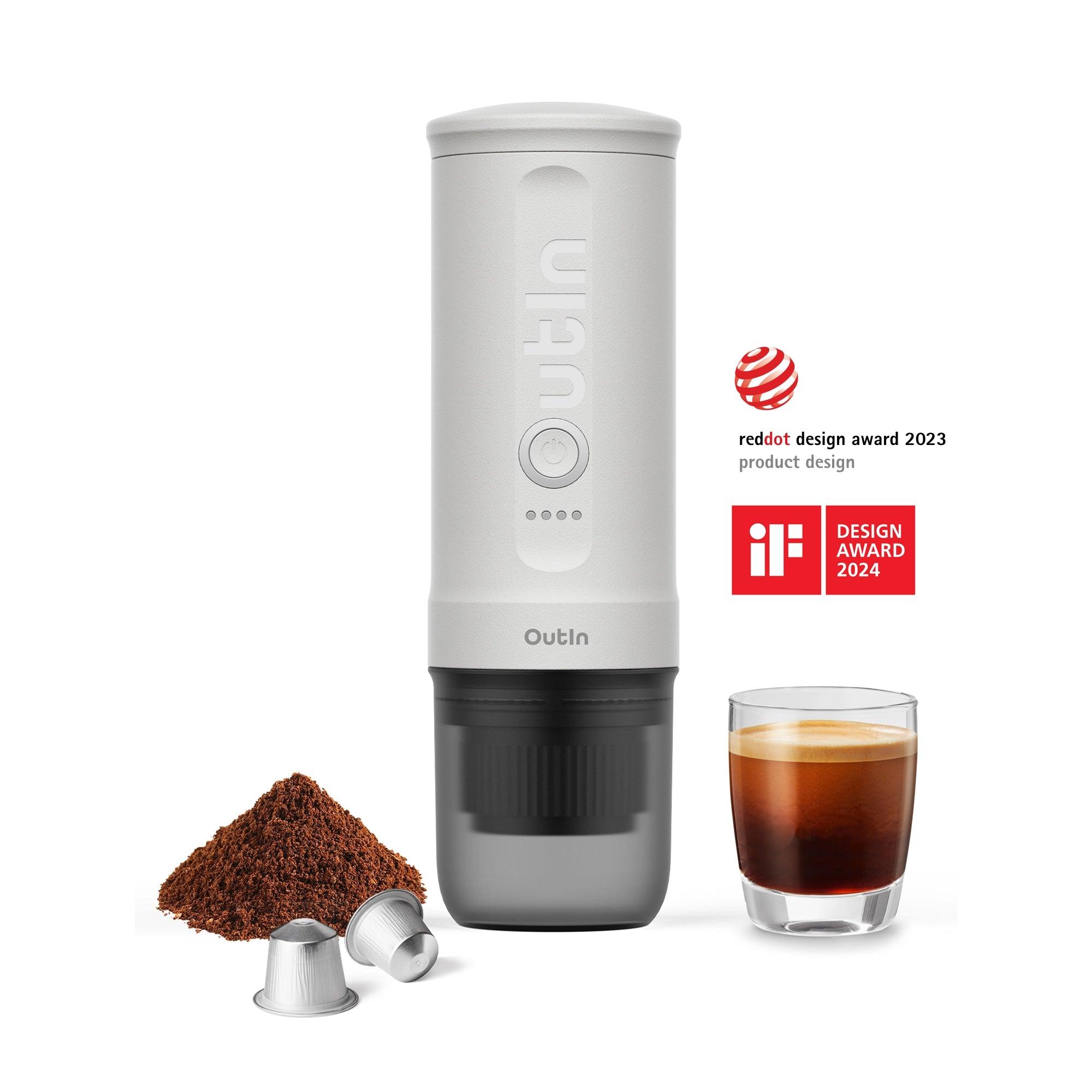 Tully's　新品　Outin Nano Pearl White Espressor portabil Outin Nano | Alb perlat