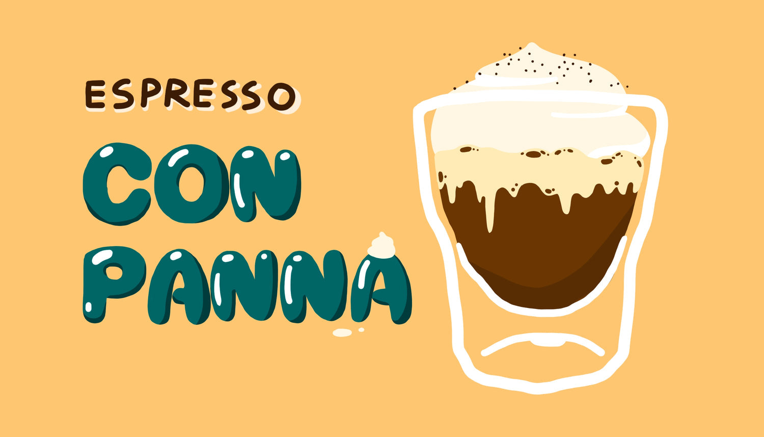 Coffee recipe Espresso Con Panna