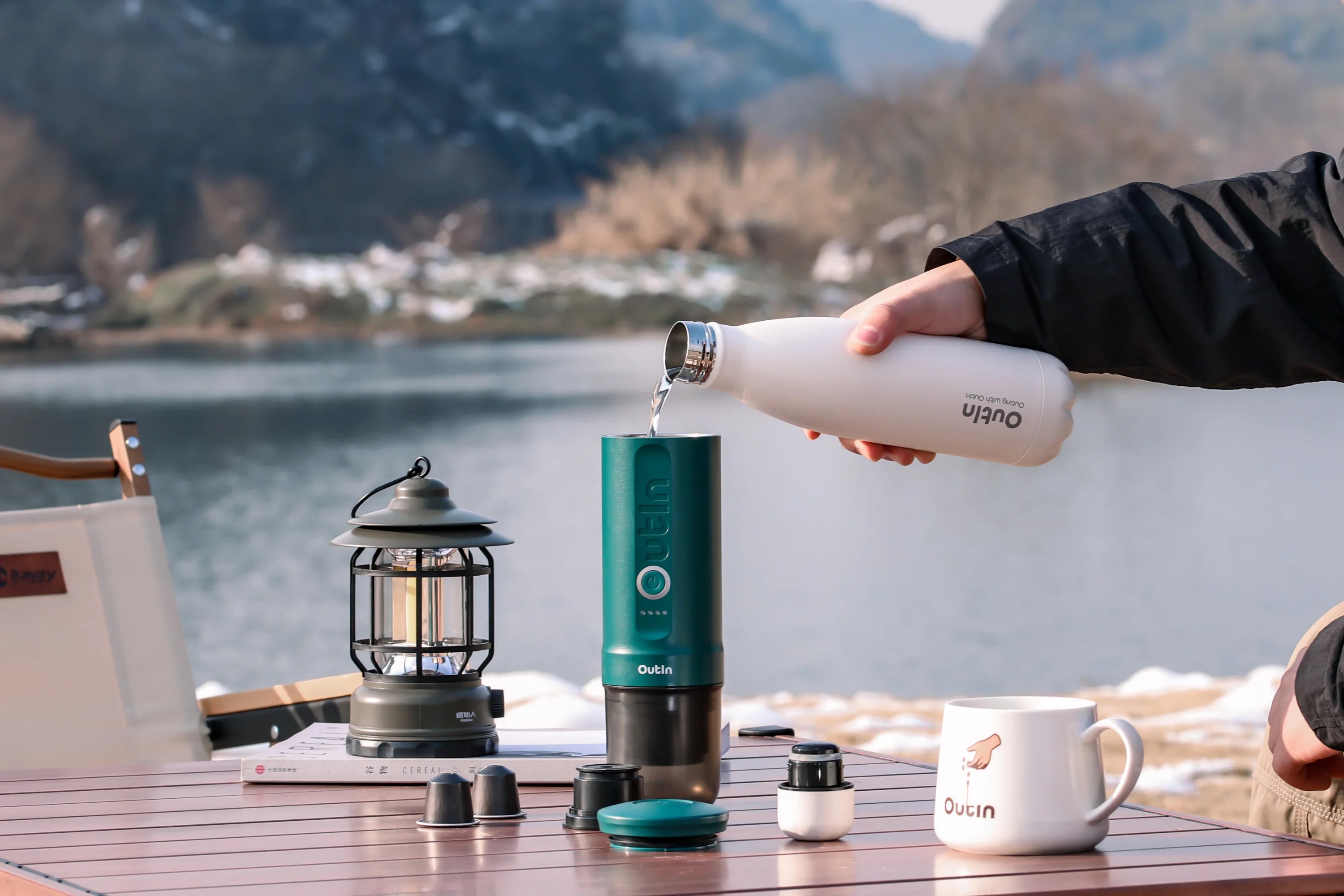 Portable Espresso Machine With Thermos Bottle