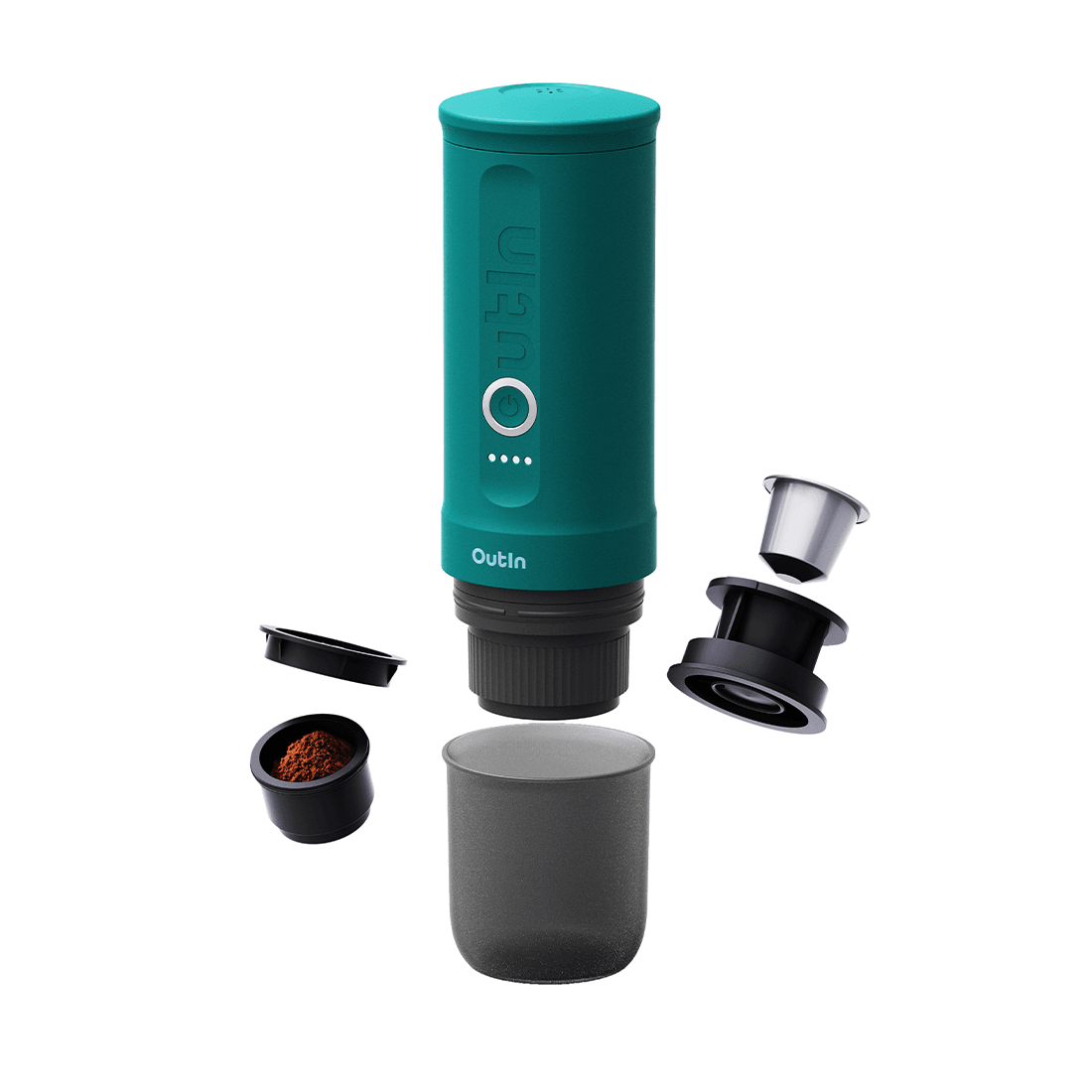 Espressor portabil Outin Nano - Teal